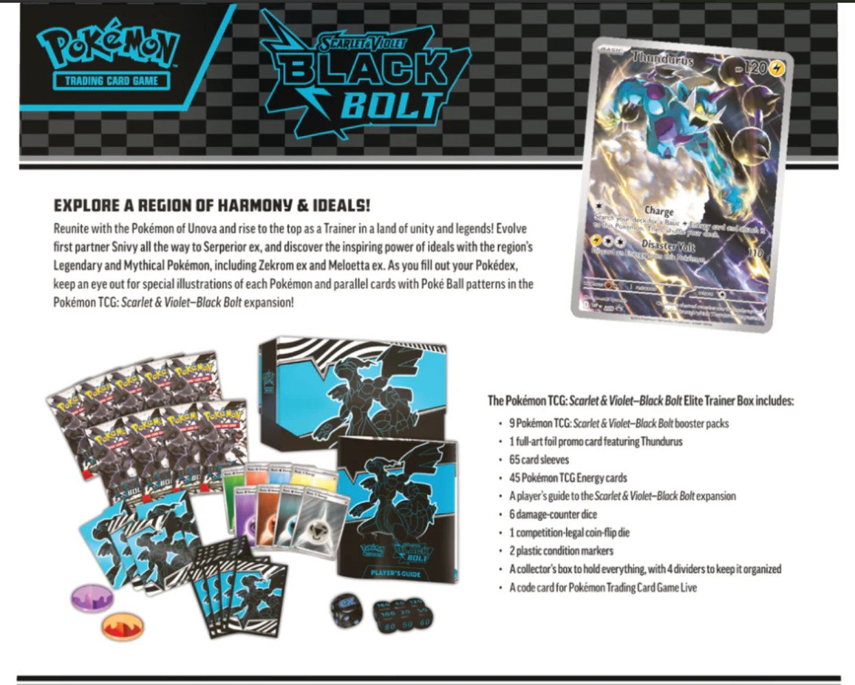 Pokémon Black Bolt Elite Trainer Box