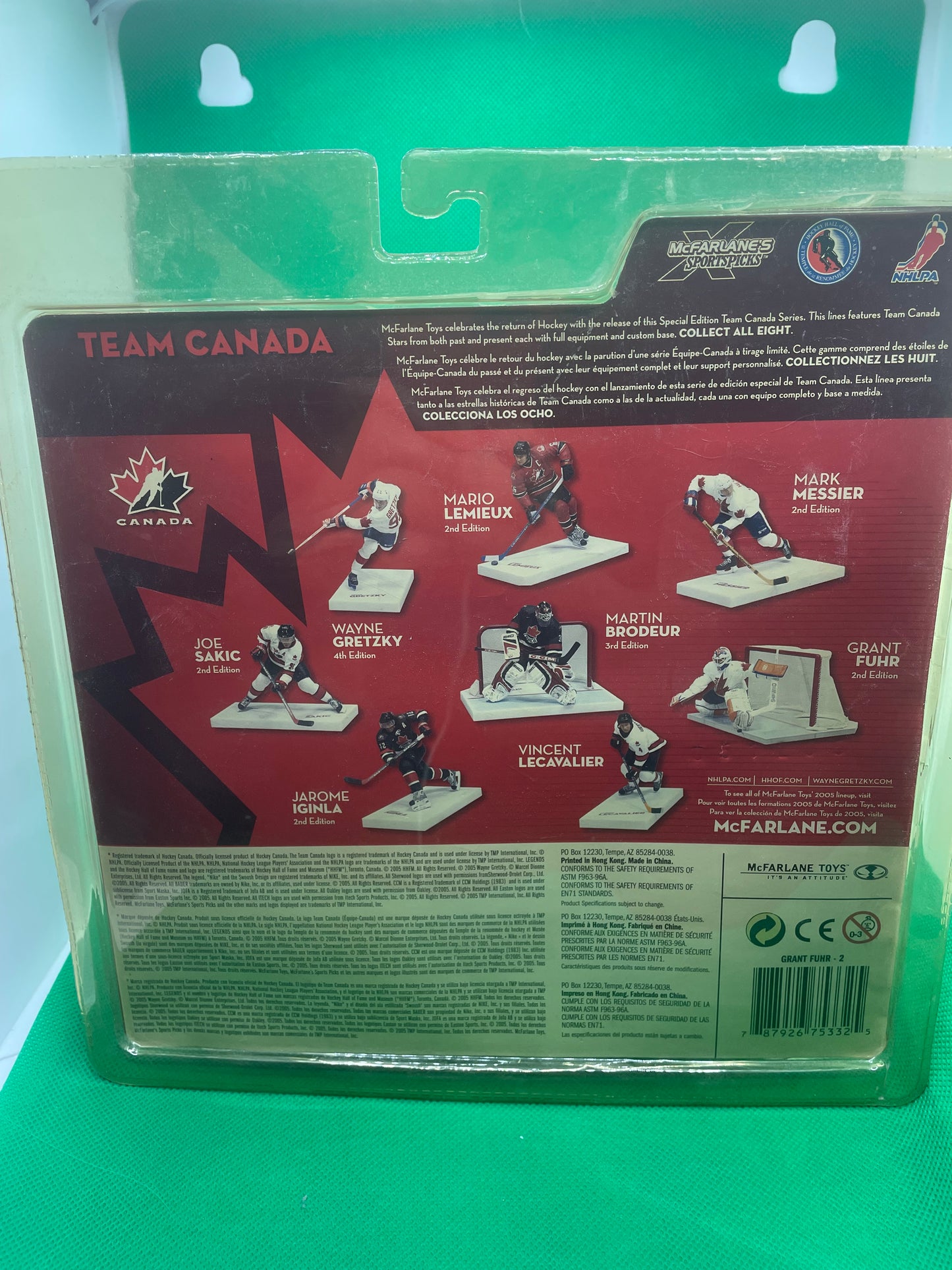 GRANT FUHR 2005 McFarlane Hockey TEAM CANADA 1987 Goalie Figure