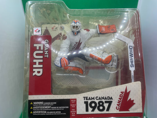 GRANT FUHR 2005 McFarlane Hockey TEAM CANADA 1987 Goalie Figure