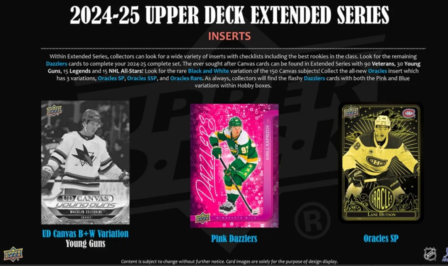 2024-25 Upper Deck Extended Series Hockey Hobby Box