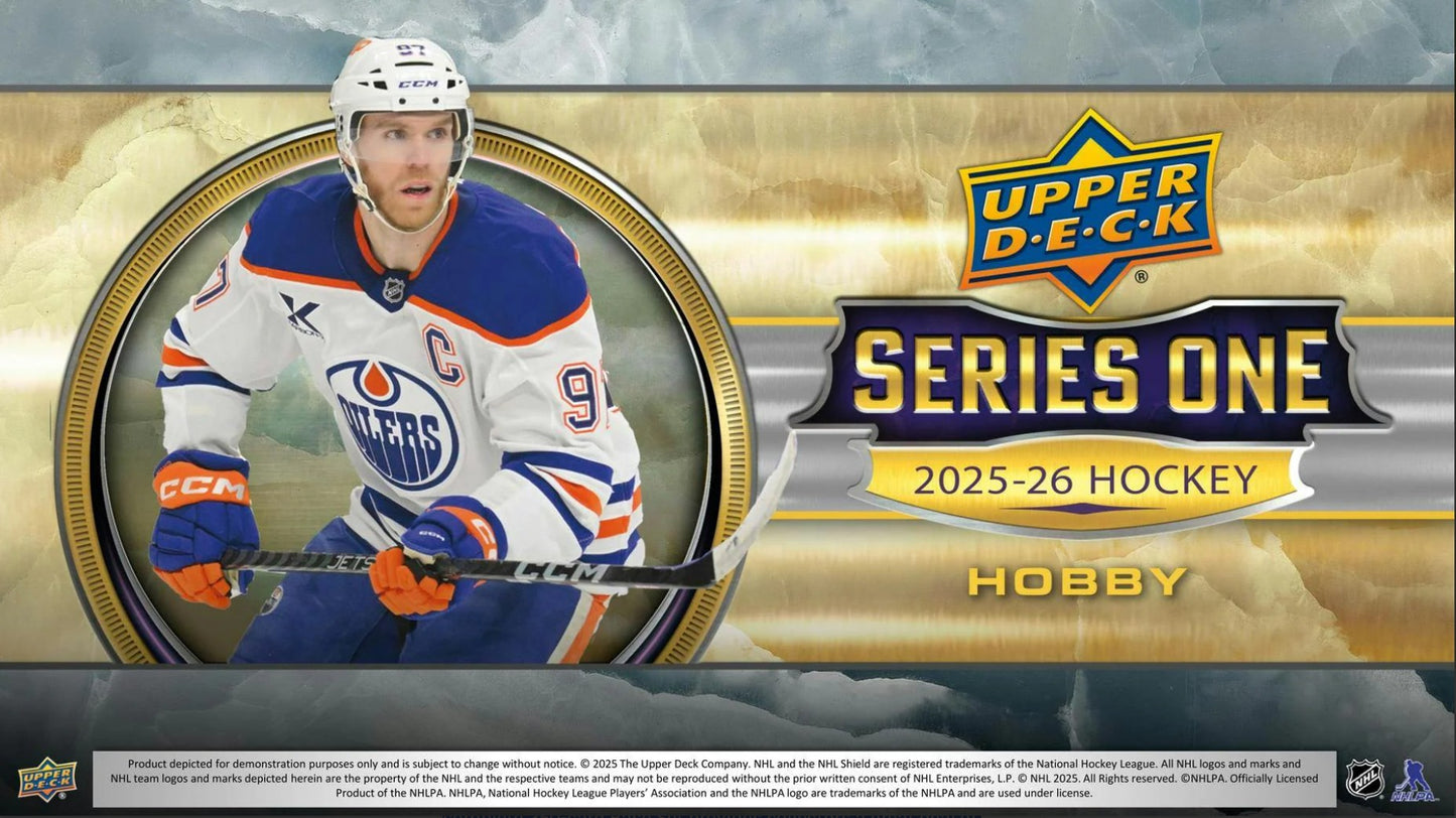 2025-26 Upper Deck Series 1 Hockey Hobby Box