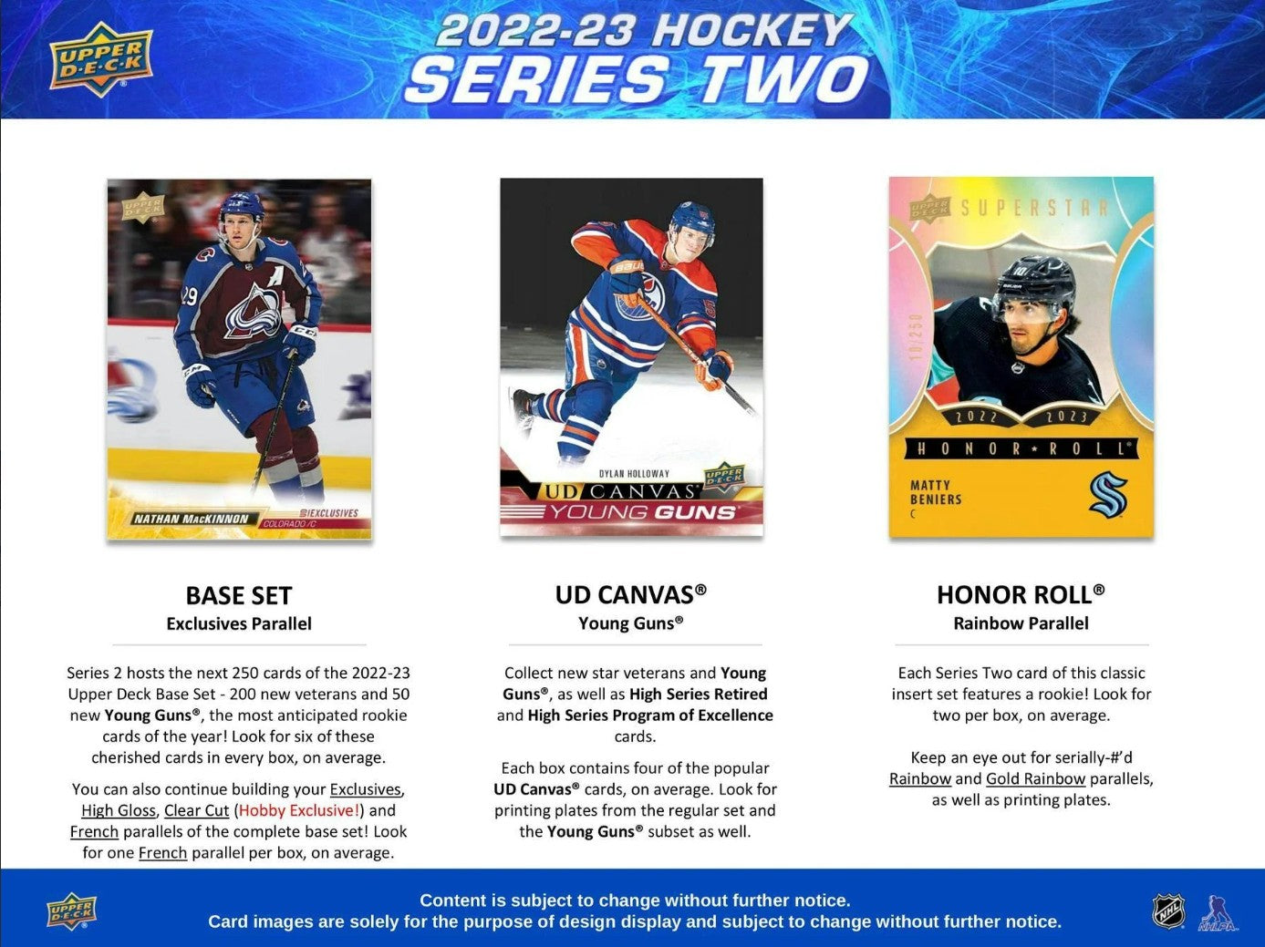 2022-23 Upper Deck Series 2 Hockey Hobby Box