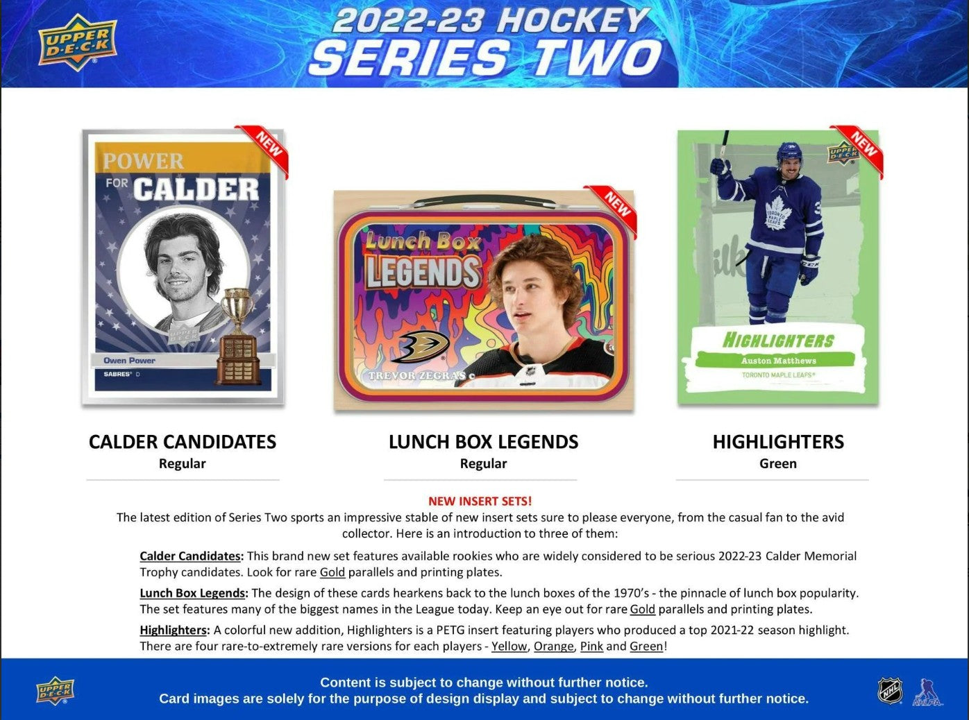 2022-23 Upper Deck Series 2 Hockey Hobby Box