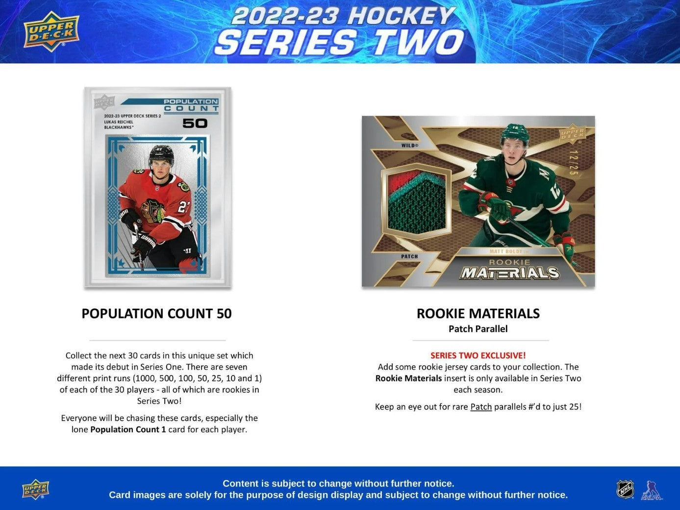 2022-23 Upper Deck Series 2 Hockey Hobby Box