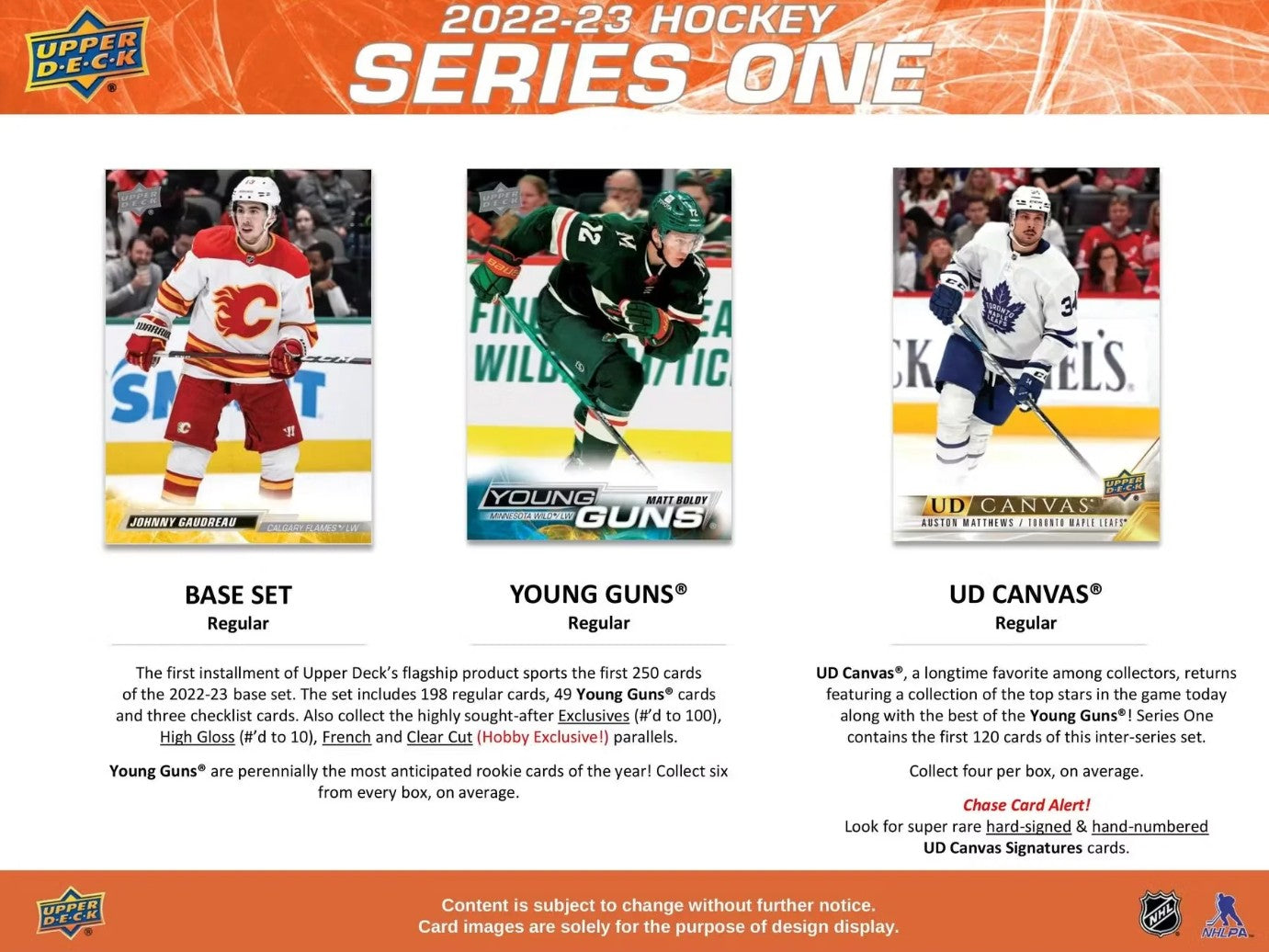 2022-23 Upper Deck Series 1 Hockey Hobby Box