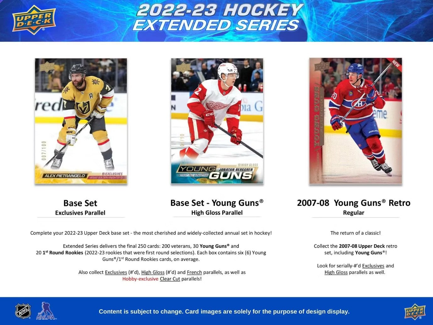 2022-23 Upper Deck Extended Hockey Cards Hobby Box