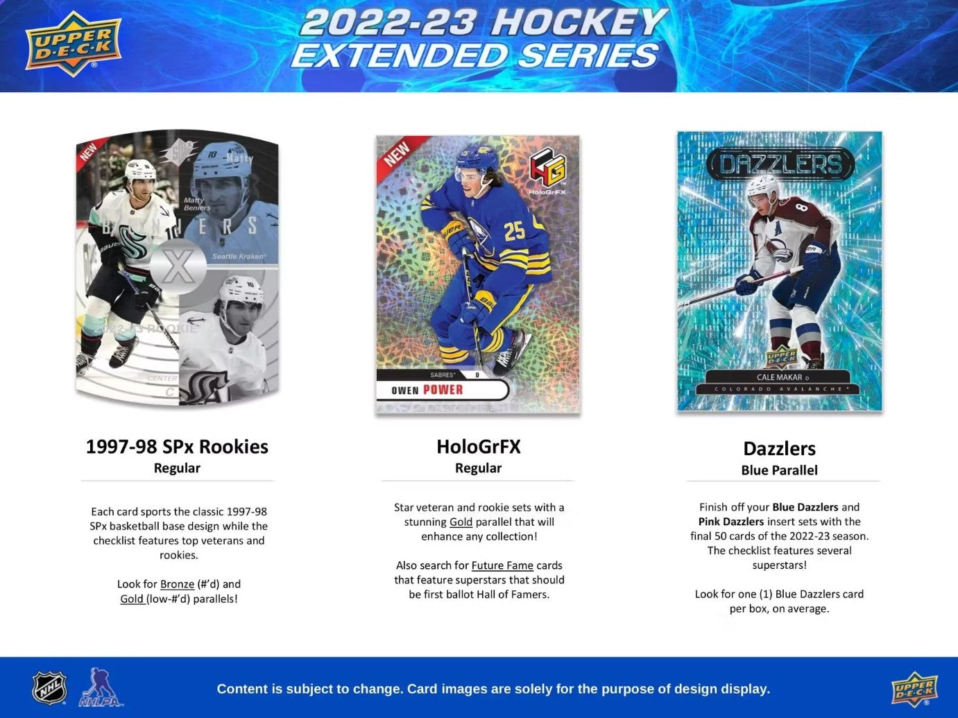 2022-23 Upper Deck Extended Hockey Cards Hobby Box